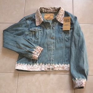 NWT Comfort Denim denim Jacket, Size L